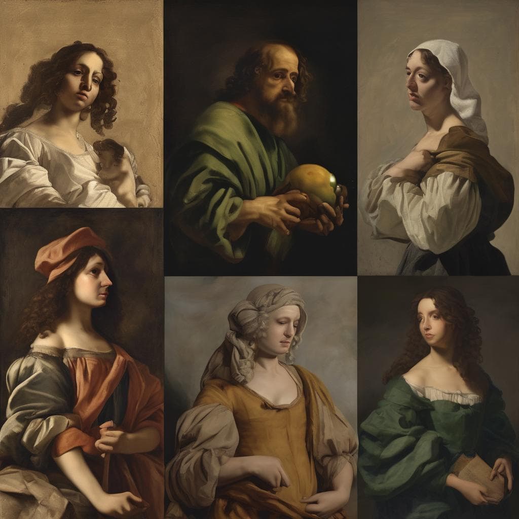 Αλτε κείμενο: Κλασικοί πίνακες ζωγραφικής με ιστορικά και καλλιτεχνικά θέματα.