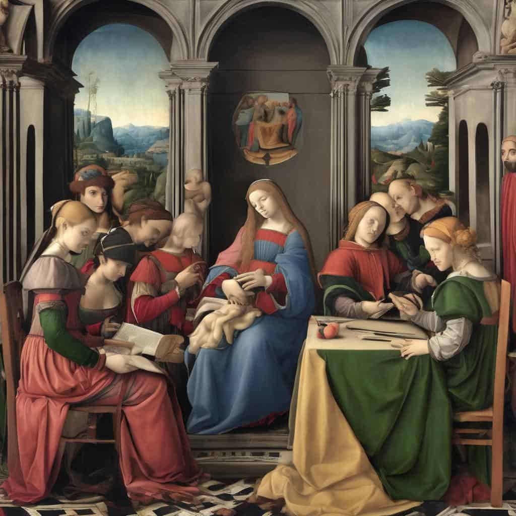 Καλλιτέχνες και Ιστορικά Συμφραζόμενα σε έργα τέχνης από την Αναγέννηση.